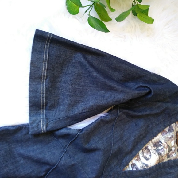 K. ROQUE Women's Dress Blue Denim Size 4 - Picture 4 of 8